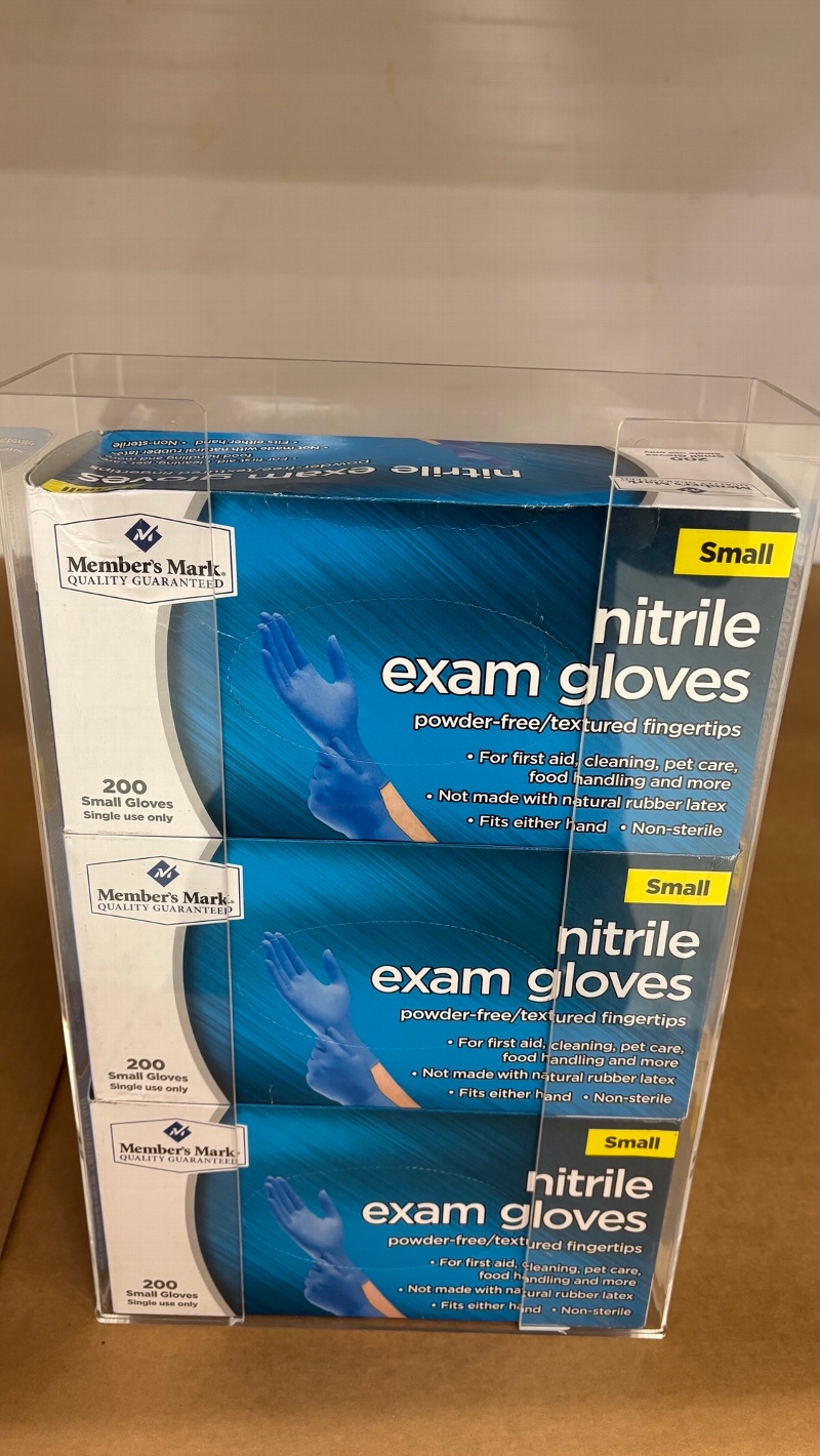 Thumbnail - clicking will open full size image - Acrylic Glove Dispenser